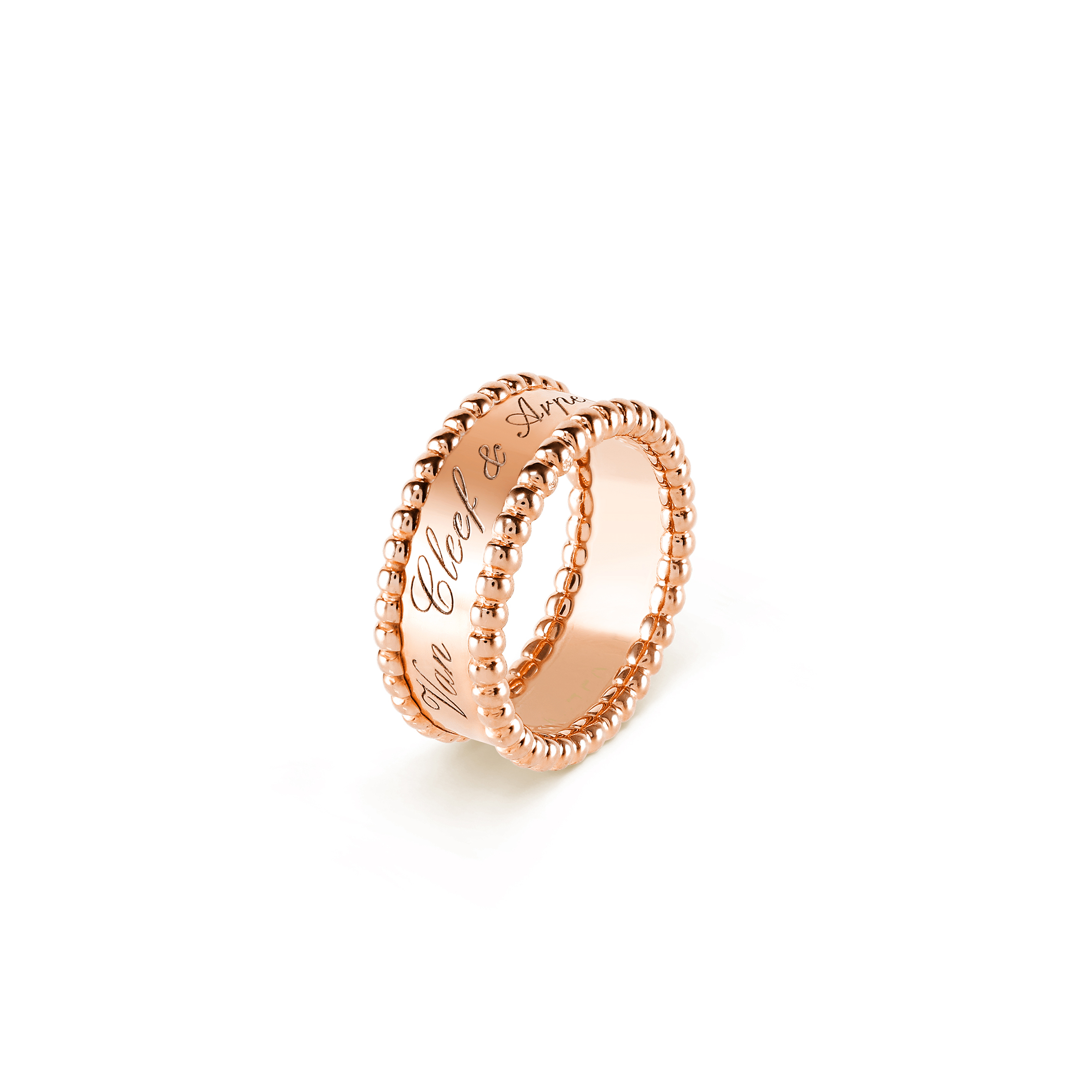 VAN CLEEF ARPELS PERLÉE SIGNATURE RING - ROSE GOLD  VCARN32400